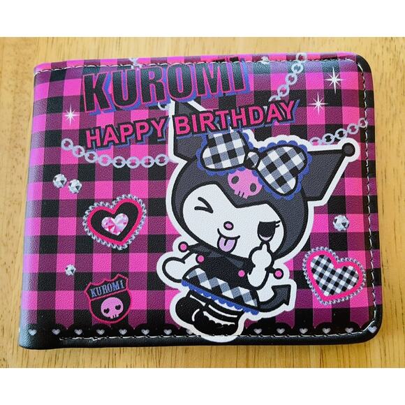 Unbranded Handbags - 🩷‎ Cute kuromi wallet Checkerboard NWOT🩷